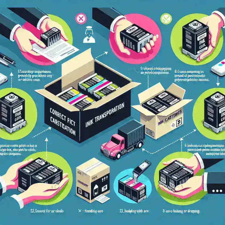 ¿Cómo transporte correctamente los cartuchos de tinta?