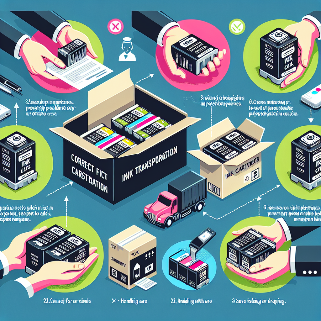 ¿Cómo transporte correctamente los cartuchos de tinta?