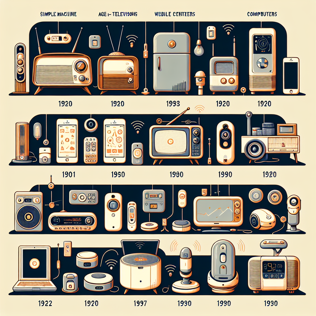 La evolución de la tecnología en los dispositivos domésticos inteligentes